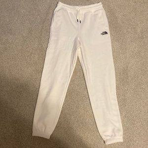 North face sweatpants! Size- xs, Color- white